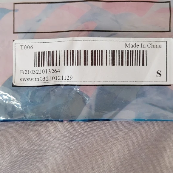 Shein 2 Piece Halter tie Bikini Swimsuit, Blue, Size Small. - Picture 3 of 4